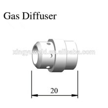 Diffuseur de gaz céramique de soudage mig de 24kd